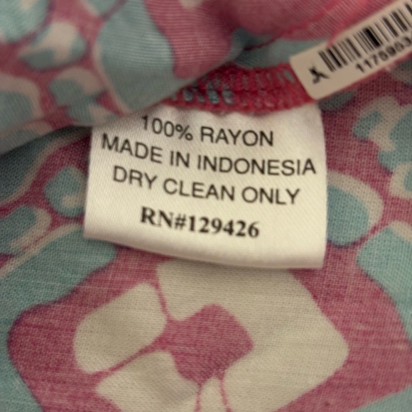 Escapada Pink and Blue Blouse Vibrant Top - Picture 3 of 9